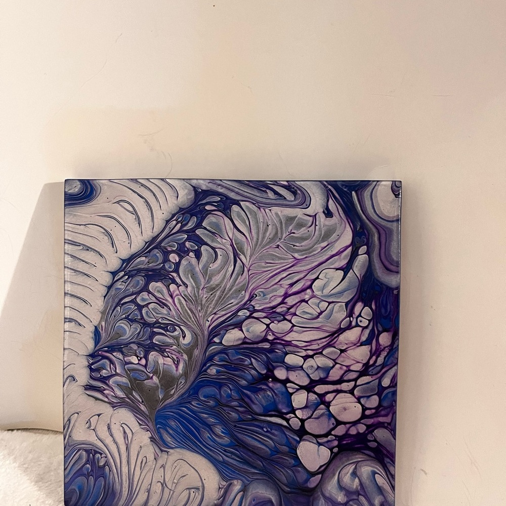 Acrylic pour painting